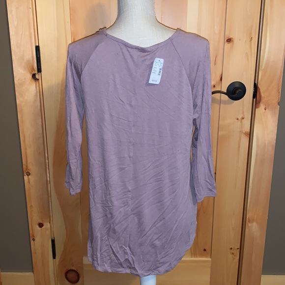 NEW! Maurices Lattice Neck 3/4 Sleeve Top - Picture 4 of 7